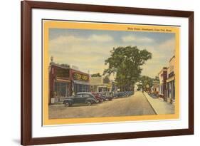 Main Street, Dennisport, Cape Cod, Mass.-null-Framed Art Print