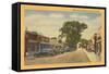 Main Street, Dennisport, Cape Cod, Mass.-null-Framed Stretched Canvas