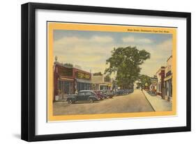 Main Street, Dennisport, Cape Cod, Mass.-null-Framed Art Print