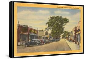 Main Street, Dennisport, Cape Cod, Mass.-null-Framed Stretched Canvas
