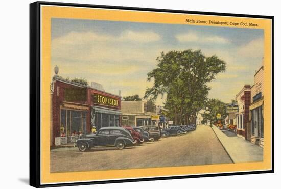 Main Street, Dennisport, Cape Cod, Mass.-null-Framed Stretched Canvas