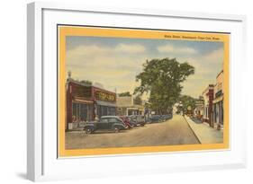 Main Street, Dennisport, Cape Cod, Mass.-null-Framed Art Print