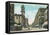 Main Street, Dubuque, Iowa-null-Framed Stretched Canvas
