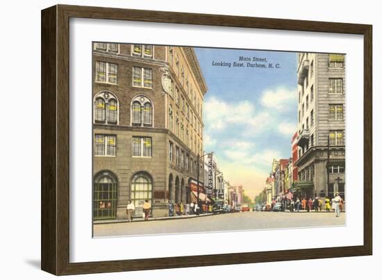 Main Street, Durham, North Carolina-null-Framed Art Print