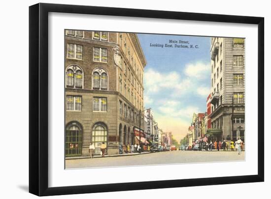 Main Street, Durham, North Carolina-null-Framed Art Print