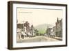 Main Street East, Missoula, Montana-null-Framed Art Print