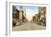 Main Street, Evansville, Indiana-null-Framed Art Print