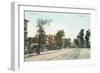 Main Street, Flushing, New York-null-Framed Art Print