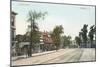 Main Street, Flushing, New York-null-Mounted Art Print