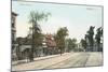 Main Street, Flushing, New York-null-Mounted Art Print