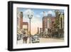 Main Street, Fond du Lac, Wisconsin-null-Framed Art Print