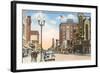 Main Street, Fond du Lac, Wisconsin-null-Framed Art Print