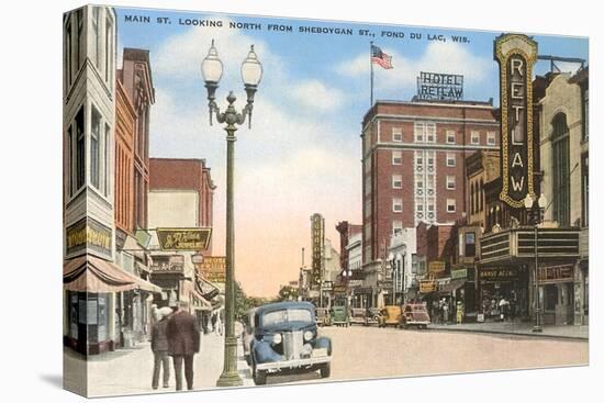 Main Street, Fond du Lac, Wisconsin-null-Stretched Canvas