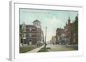 Main Street, Fort Scott-null-Framed Art Print