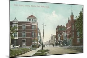 Main Street, Fort Scott-null-Mounted Art Print