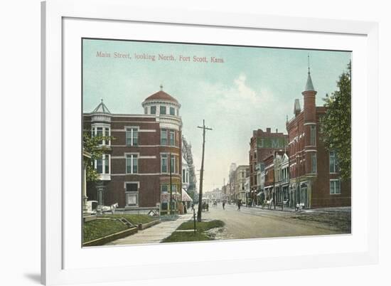 Main Street, Fort Scott-null-Framed Art Print