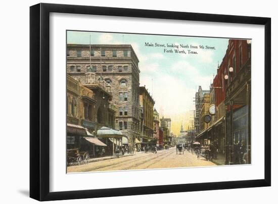 Main Street, Fort Worth, Texas-null-Framed Art Print