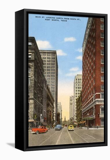 Main Street, Fort Worth, Texas-null-Framed Stretched Canvas