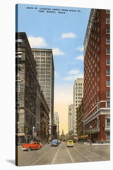 Main Street, Fort Worth, Texas-null-Stretched Canvas