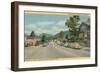 Main Street, Gatlinburg-null-Framed Art Print