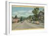 Main Street, Gatlinburg-null-Framed Art Print