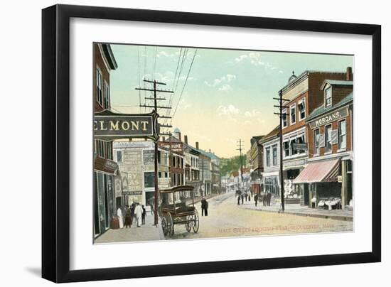 Main Street, Gloucester-null-Framed Art Print