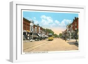 Main Street, Goshen, Indiana-null-Framed Art Print