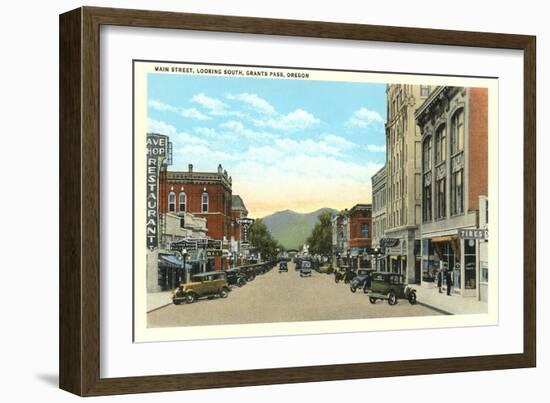 Main Street, Grants Pass-null-Framed Art Print