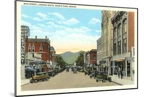 Main Street, Grants Pass-null-Mounted Art Print