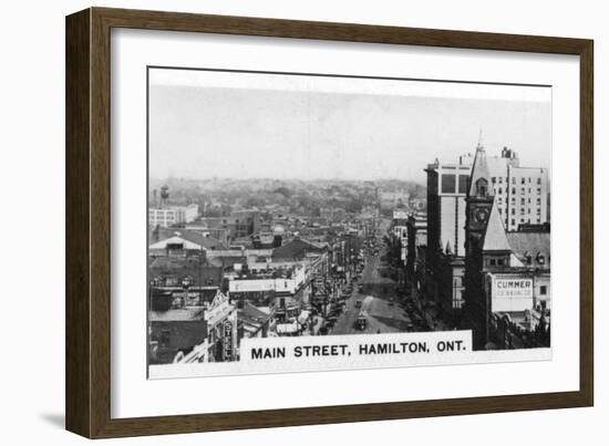 Main Street, Hamilton, Ontario, Canada, C1920S-null-Framed Giclee Print