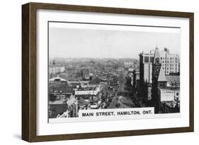 Main Street, Hamilton, Ontario, Canada, C1920S-null-Framed Giclee Print