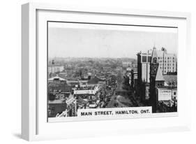 Main Street, Hamilton, Ontario, Canada, C1920S-null-Framed Giclee Print