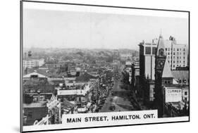 Main Street, Hamilton, Ontario, Canada, C1920S-null-Mounted Giclee Print