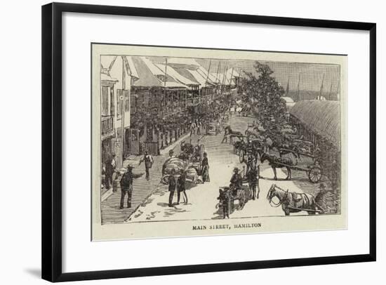 Main Street, Hamilton-null-Framed Giclee Print