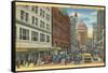 Main Street, Hartford, Connecticut-null-Framed Stretched Canvas