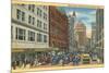 Main Street, Hartford, Connecticut-null-Mounted Premium Giclee Print