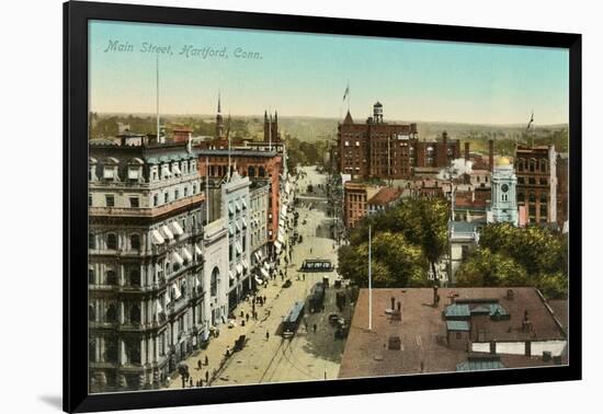 Main Street, Hartford, Connecticut-null-Framed Art Print