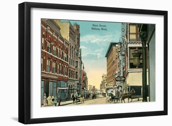 Main Street, Helena-null-Framed Art Print