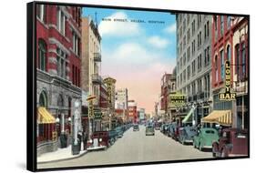 Main Street, Helena-null-Framed Stretched Canvas