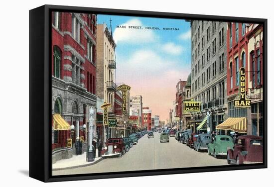 Main Street, Helena-null-Framed Stretched Canvas