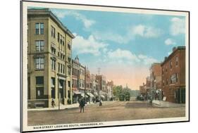 Main Street, Henderson, Kentucky-null-Mounted Art Print