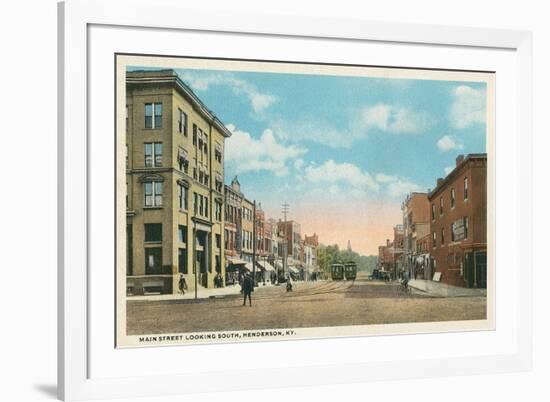 Main Street, Henderson, Kentucky-null-Framed Premium Giclee Print