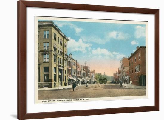 Main Street, Henderson, Kentucky-null-Framed Premium Giclee Print