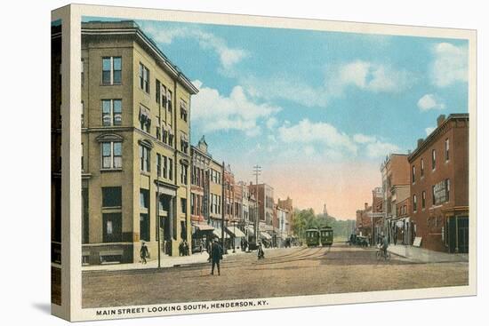 Main Street, Henderson, Kentucky-null-Stretched Canvas