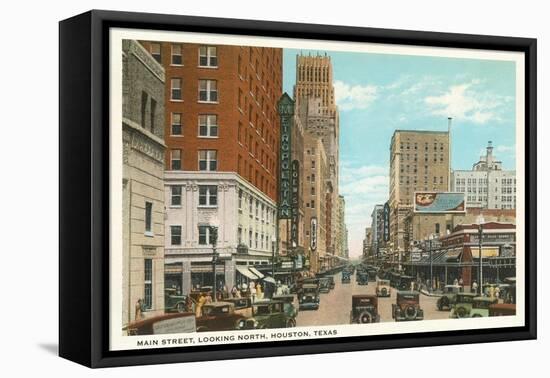 Main Street, Houston, Texas-null-Framed Stretched Canvas