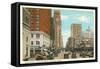 Main Street, Houston, Texas-null-Framed Stretched Canvas