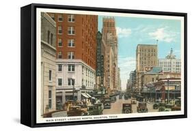 Main Street, Houston, Texas-null-Framed Stretched Canvas