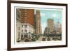 Main Street, Houston, Texas-null-Framed Premium Giclee Print