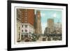 Main Street, Houston, Texas-null-Framed Premium Giclee Print