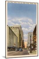 Main Street, Houston, Texas-null-Mounted Art Print